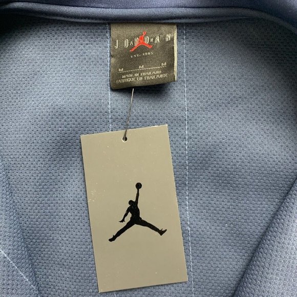 Nike Air Jordan Full-Zip Basketball Jacket Blue Men’s size Medium NEW CN5350-419 - Picture 5 of 10
